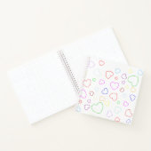 Gelukkig kleurrijk hart notitieboek (Binnen)