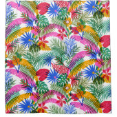 Gelukkig kleurrijk oerwoud douchegordijn (Voorkant)