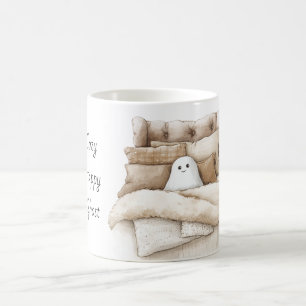 Gelukkig Knus Spook Bed Halloween Koffiemok