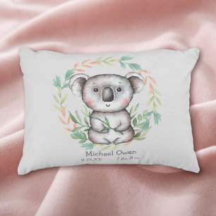 Gelukkig Koala Beer Blad Krans Accent Kussen