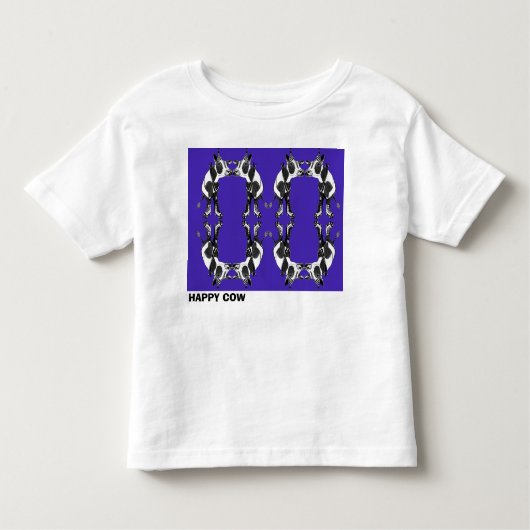 gelukkig koe t-shirt voor peuters  (Voorkant)