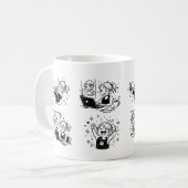 gelukkig koffiemok (Voorkant links)