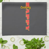 Gelukkig Koken Dk Gray Theedoek (Gevouwen)