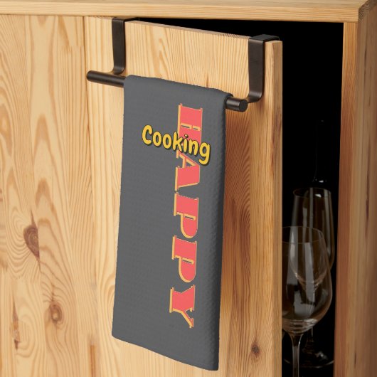 Gelukkig Koken Dk Gray Theedoek (Derde Gevouwen)