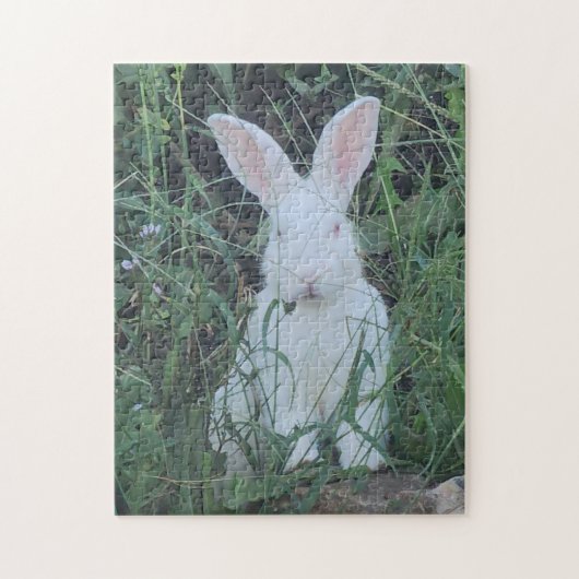 Gelukkig Konijn Legpuzzel (Verticaal)