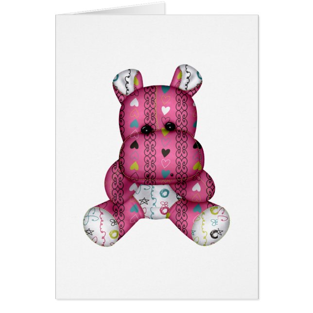 gelukkig krabbelharten hippo (Voorkant)