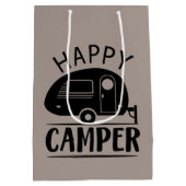 Gelukkig kunstfeest in Camper Medium Cadeauzakje (Achterkant)