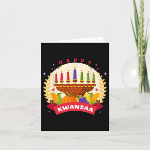 Gelukkig Kwanzaa Zeven Principes Van Kwanzaa Kinar Kaart