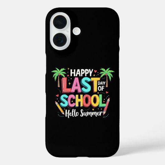 Gelukkig laatste dag van de Hallo Case-Mate iPhone Case (Achterkant)