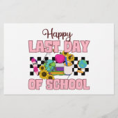 Gelukkig laatste dag van de School Briefpapier (Voorkant)