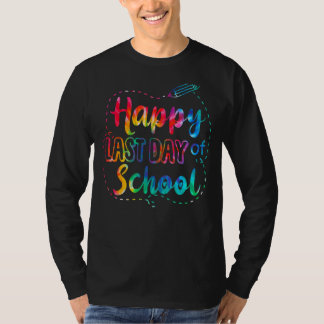 Gelukkig laatste dag van de schooltijd Tie Dye Coo T-shirt