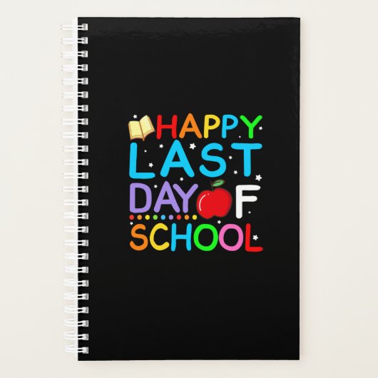Gelukkig laatste dag van het Afstuderen op school Planner (Voorkant)
