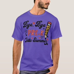 Gelukkig laatste dag van schooldag, dag preK Hallo T-shirt