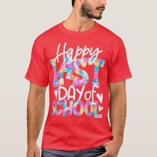 Gelukkig Laatste Dag van Schoolstudenten en Leerkr T-shirt