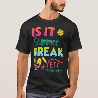 Gelukkig laatste schooldag is het zomerpauze nog t-shirt