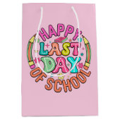 Gelukkig laatste schooldag medium cadeauzakje (Voorkant)