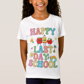 Gelukkig laatste schooldag t-shirt