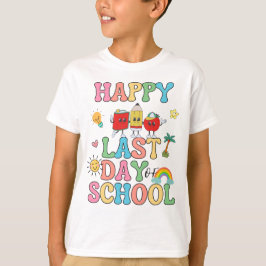 Gelukkig laatste schooldag t-shirt