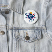 Gelukkig Labor day Lang Weekend Ronde Button 5,7 Cm (In situ)