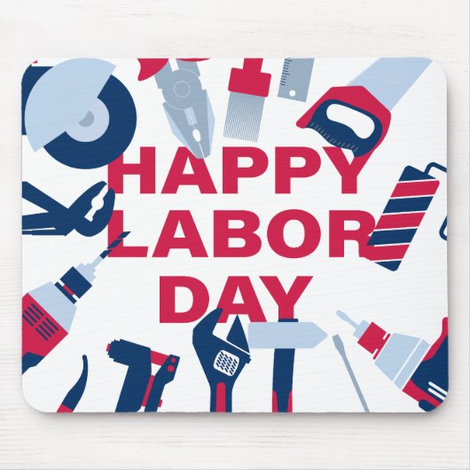 Gelukkig Labor Day-weekend Muismat (Voorkant)
