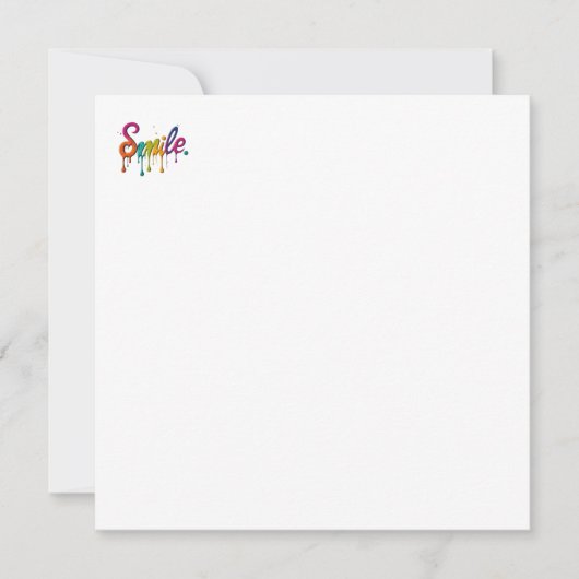 Gelukkig Lachen Kaart (Voorkant)