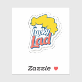 Gelukkig Lad Ierse Trots Vakantie Sticker