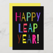Gelukkig Leap Year! | U past de tekst aan (Voorkant / Achterkant)