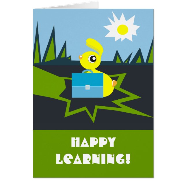 Gelukkig Leercard (Voorkant)