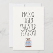 Gelukkig lelijk sweater seizoen feestdagenkaart (Voorkant)