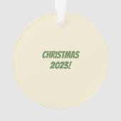 Gelukkig lelijke trui seizoen ornament (achterkant)