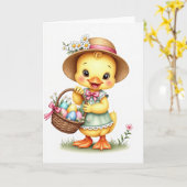 Gelukkig Lentebird Kaart (Gele Bloem)