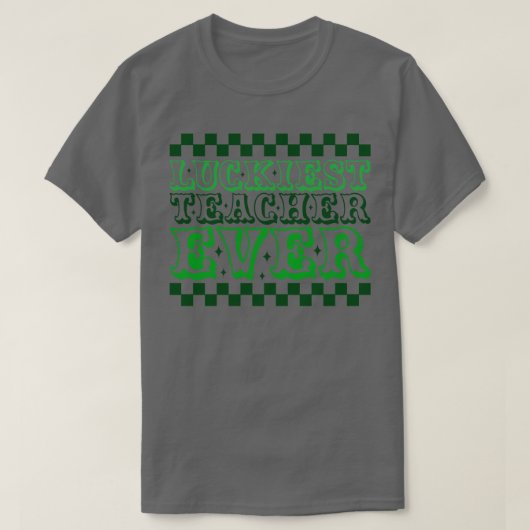 Gelukkig leraar Ever T-shirt (Design voorkant)