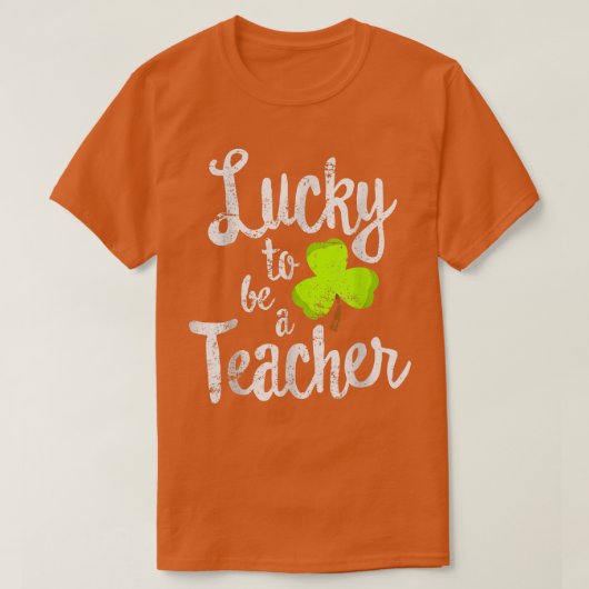 Gelukkig leraar St Patrick's Day School T-shirt (Design voorkant)
