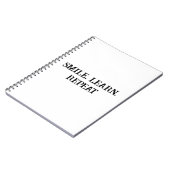 Gelukkig Leren Kinderen Notitieboek (Linkerzijde)