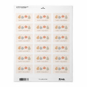 Gelukkig Leuke Pompoen Ontwerp Halloween Sticker (Full Sheet)