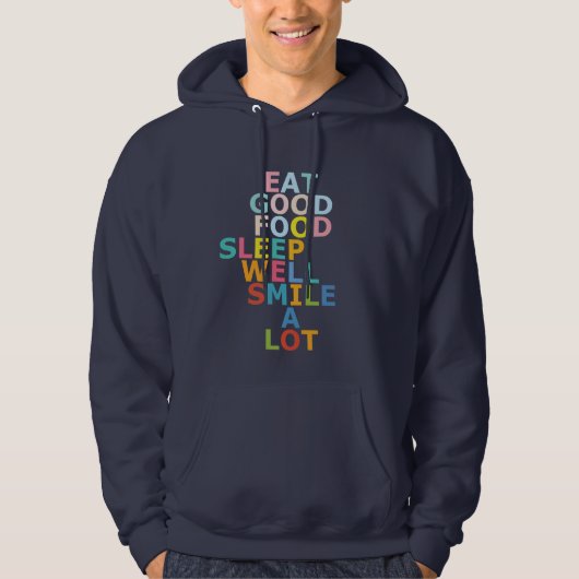 Gelukkig leven hoodie (Voorkant)