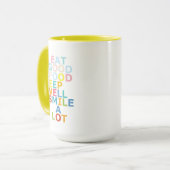 Gelukkig leven mok (Voorkant links)