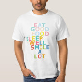 Gelukkig leven t-shirt (Voorkant)