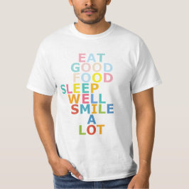 Gelukkig leven t-shirt