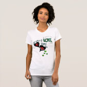 Gelukkig liefdesdag T-shirt (Voorkant volledig)