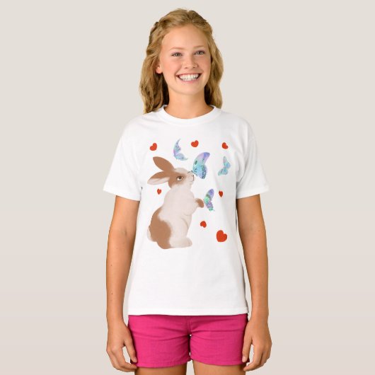 gelukkig liefdesdag t-shirt (Voorkant volledig)