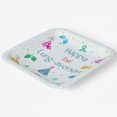 Gelukkig Lung-aversary Party Papieren Bordje (Gebogen)