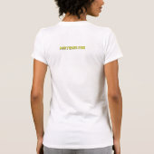 "Gelukkig maandag. Ja." T-shirt (Achterkant)