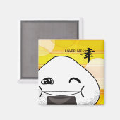 Gelukkig magnetisme magneet (Voorkant / Achterkant)