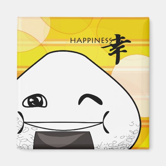 Gelukkig magnetisme magneet (Voorkant)