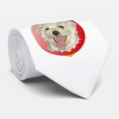 Gelukkig Maltezer Kerst Ornament Stropdas (Opgerold)