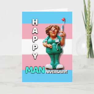 Gelukkig Manniversary - Testosteron Jubileum Kaart
