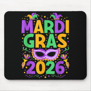 Gelukkig Mardi Gras 2026 Kostuum New Orleans Bijpa Muismat