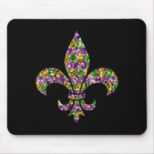 Gelukkig Mardi Gras Carnaval New Orleans Fleur De Muismat