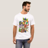 Gelukkig Mardi Gras T-shirt (Voorkant volledig)